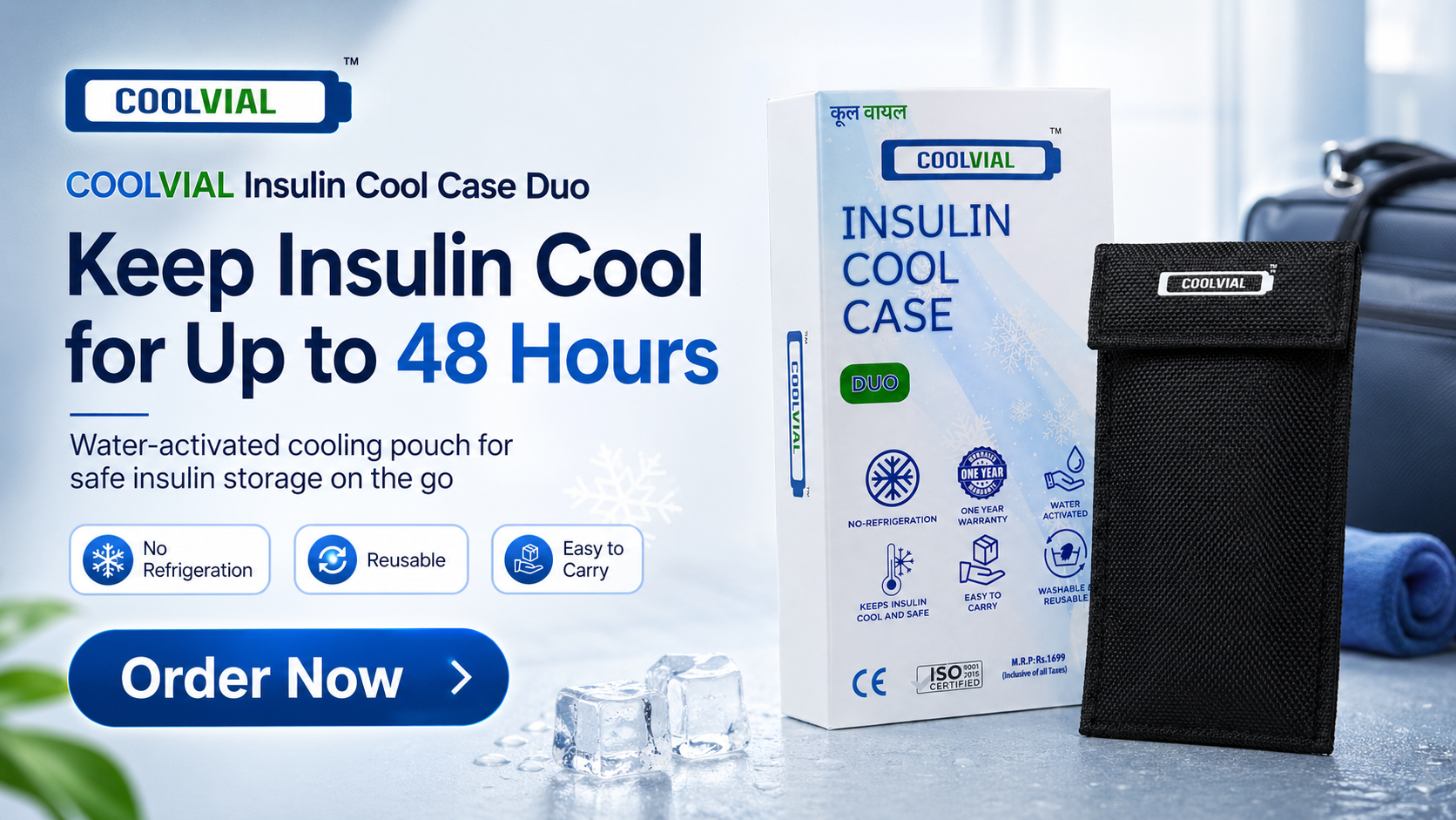 COOLVIAL Keep Insulin Cool 48 Hours India